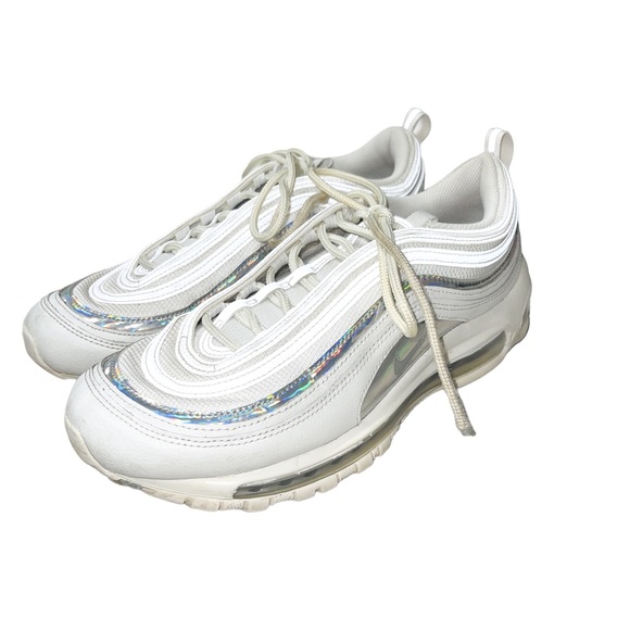 nike 97 white silver